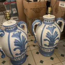 Old 1950s  Table Lamps 