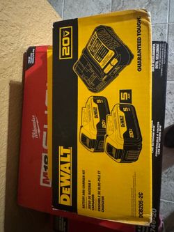 Dewalt bat and charger