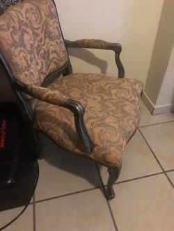 Antique wide chair
