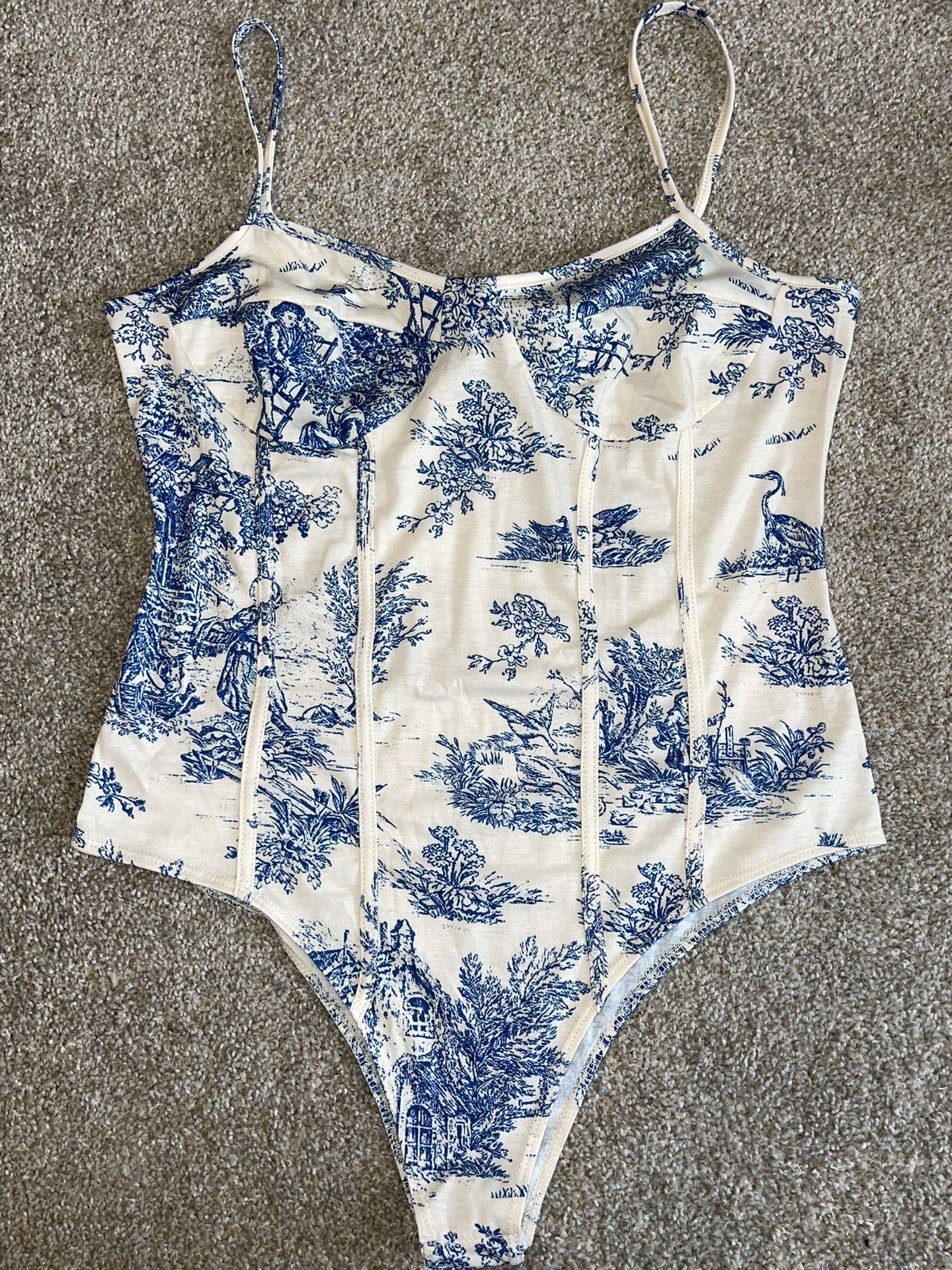 Women’s Cider Floral Bodysuit NWT