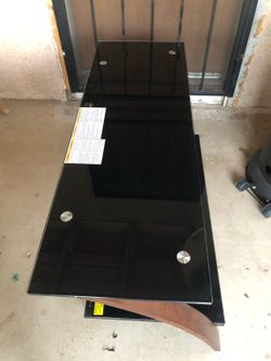 TV Glass Table