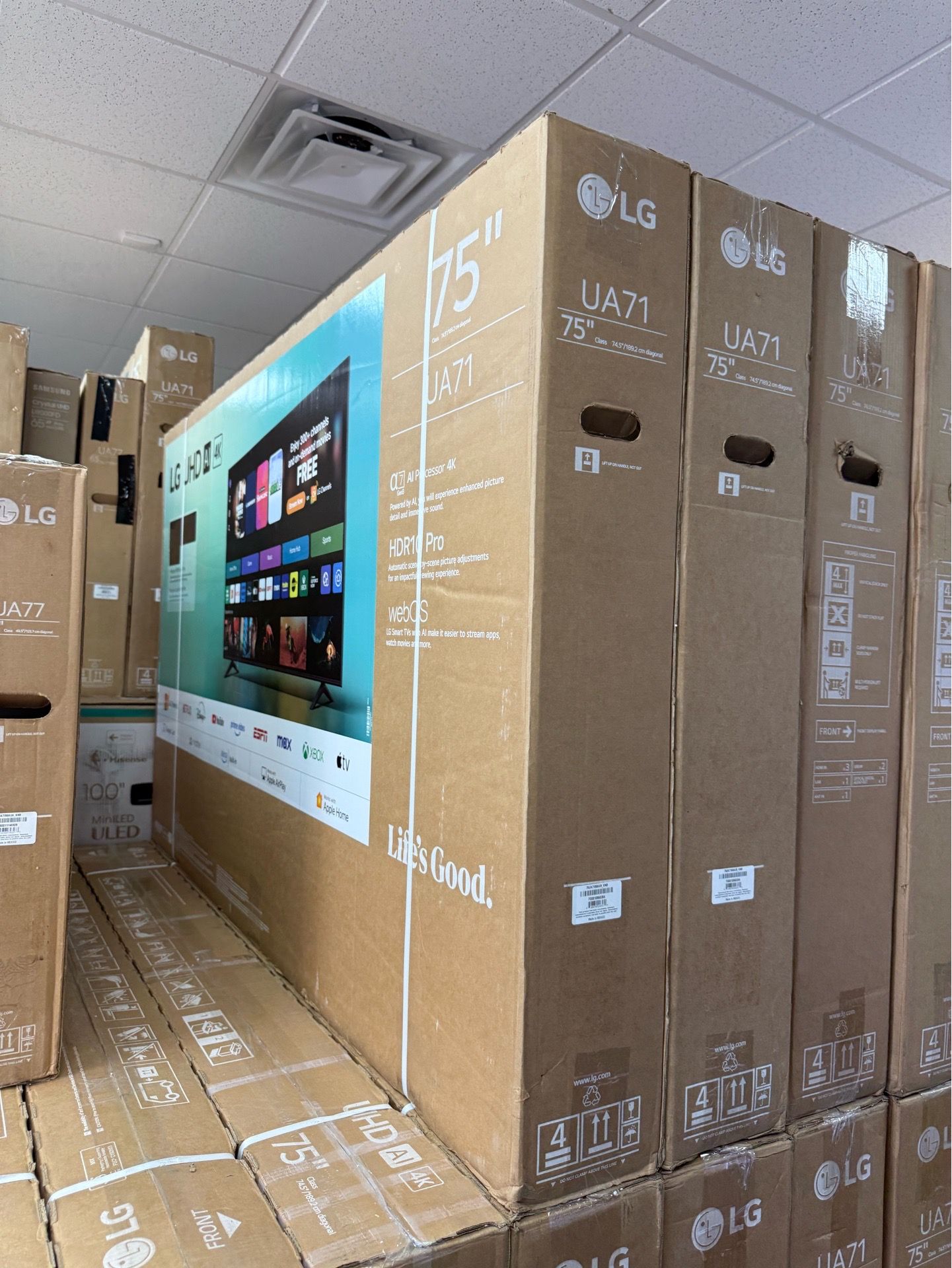 LG 75โ 4K Smart TV (75UA7100)