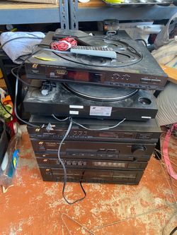 Sansui Stereo Component System Stack