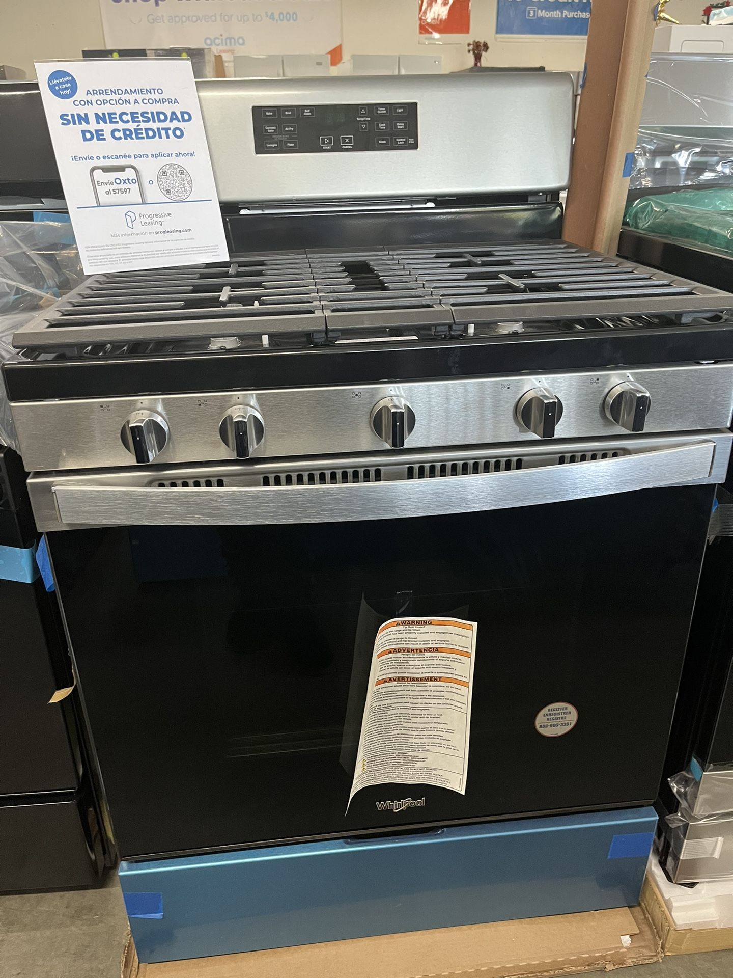 Whirlpool 5 Burner Stove With Air Fryer 