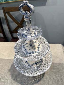 Tired Serving Stand/ Porcelain