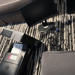 Dell Computer And Mother Board And HP Copy Printer.