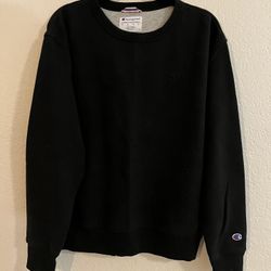 Champion Classic Fleece Crewneck (black, M)