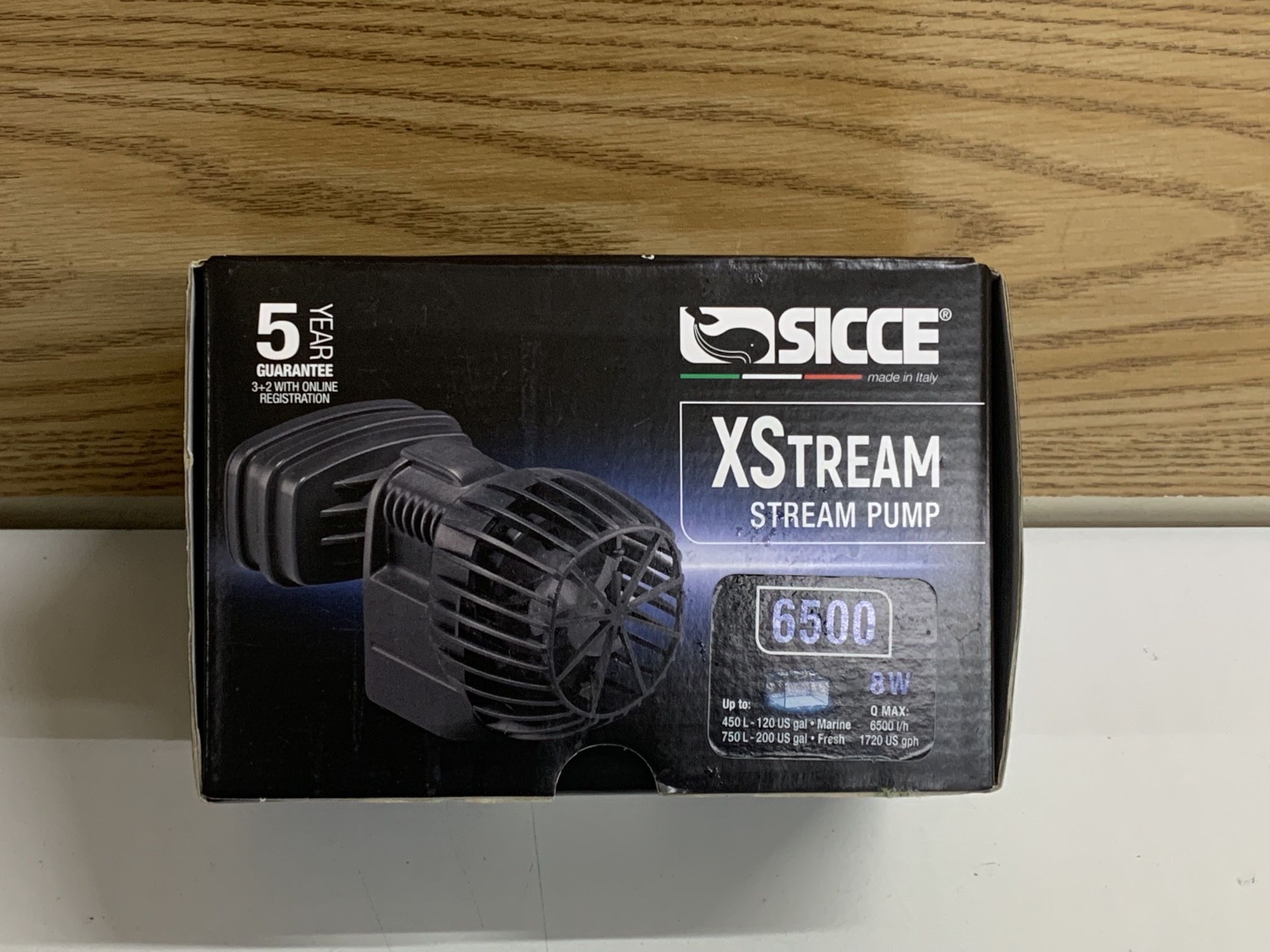 Sicce XStream 6500 Wave Maker Flow Aquarium Pump 1720 GPH Fish Tank Wavemaker