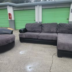 Ashley Furniture Sectional & Chair(Free Delivery 🚚)
