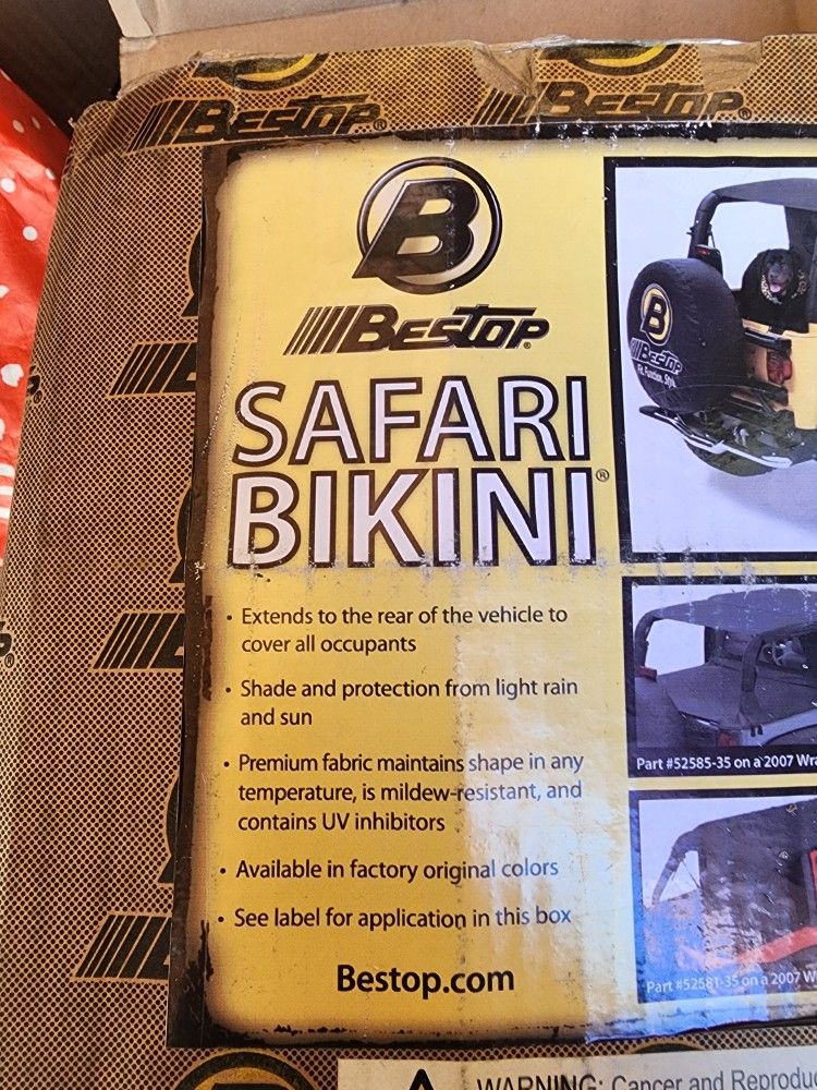 Bestop Safaro Bikini Top Jeep