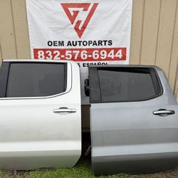 2019 2021 2024 Chevy Chevrolet Silverado 1500 Left Rear Side Doors