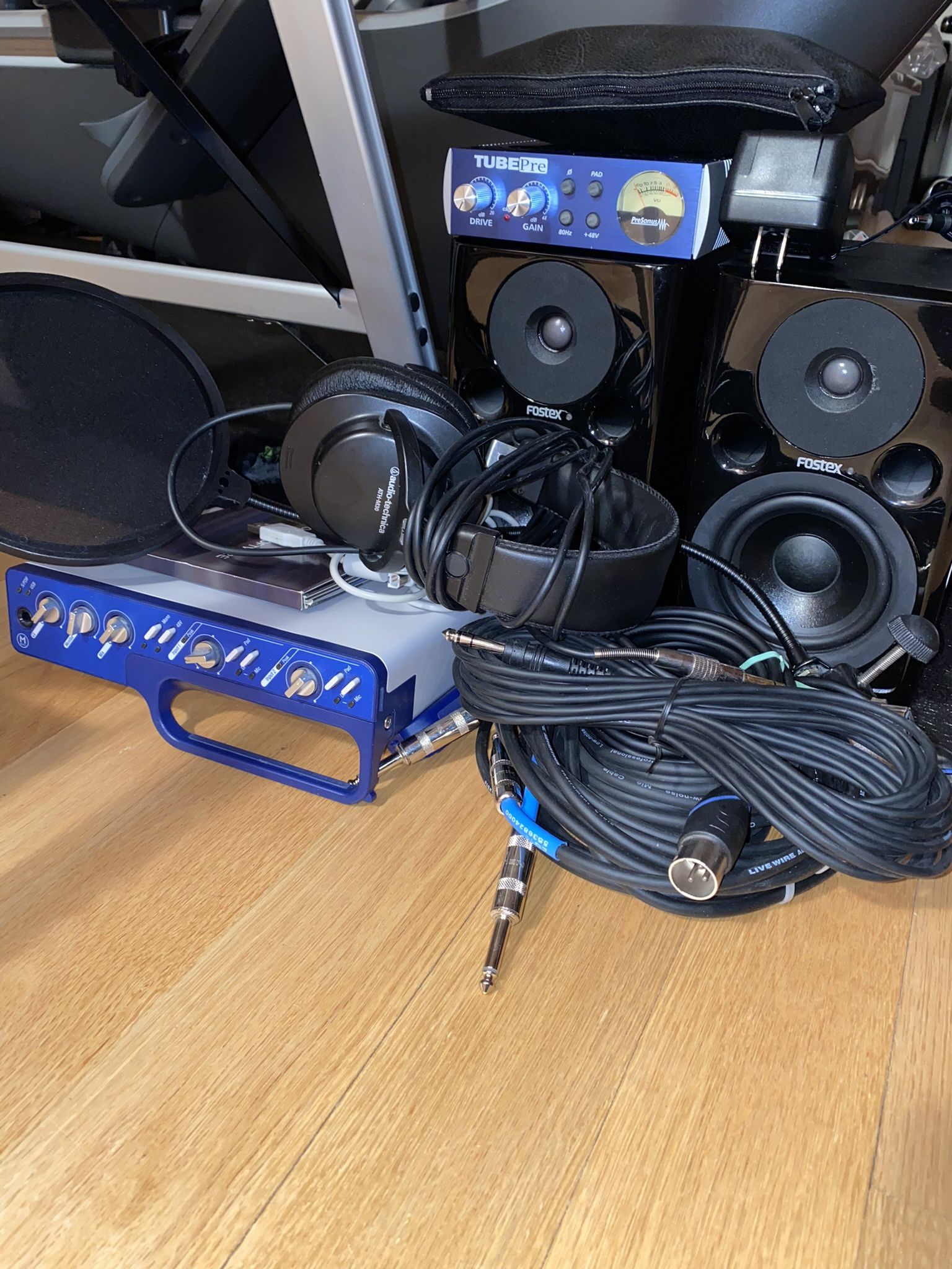 Home Studio Audio Recording Equipment