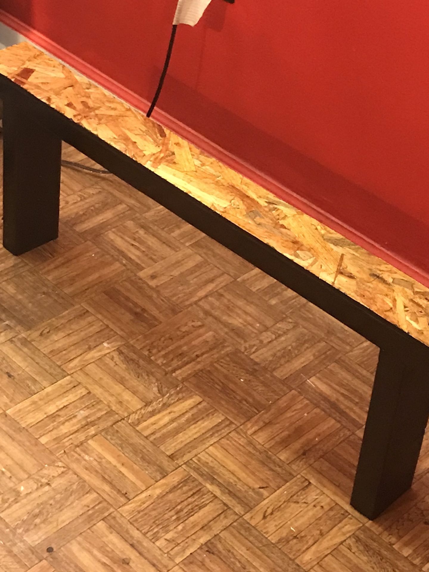 Osb Finish TopOver The Sink Shelving