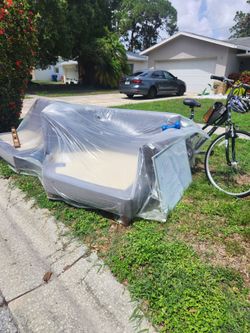 Used Sectional couch on curbside