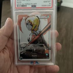 Nami one piece card