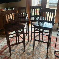 4 Bar Height Stools $150 For All 4