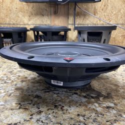 Rockfordfosgate R2 12” flat shallow subwoofer d4 