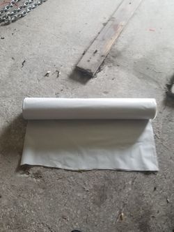 Moisture and concrete plastic barrier