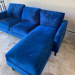 Blue Sectional 