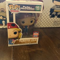 Parks and Recreation FILIBUSTER LESLIE Funko # 1151 2021 Summer Convention