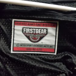 First gear motorcycle jacket med