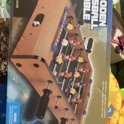 Wooden  Football Portable  Tabletop O