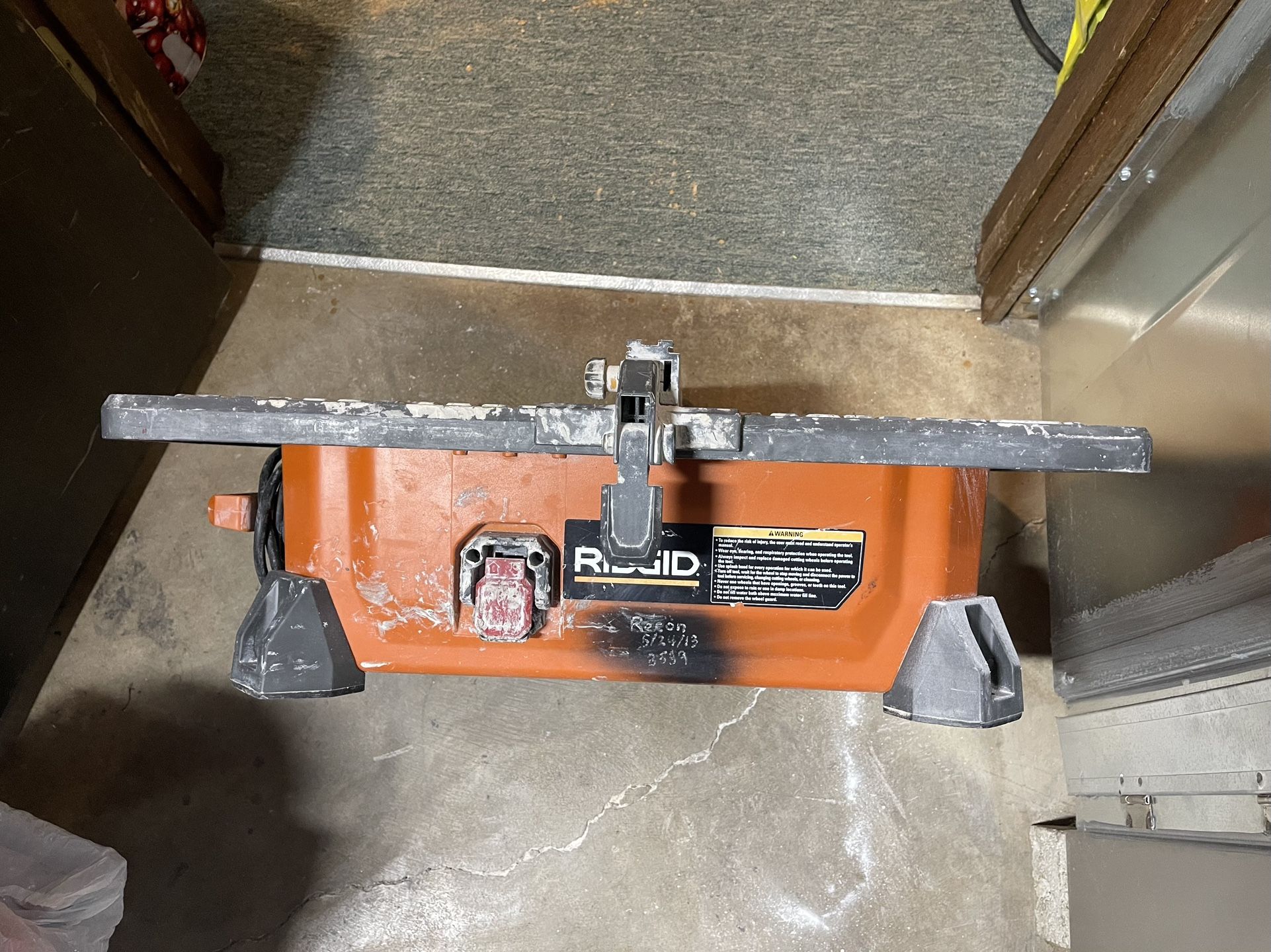 Rigid Wet Tile Saw