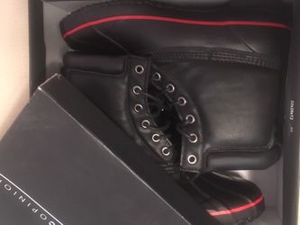 Brand New-Public Opinion Basic Black Rubber Tip Fairbanks Weather Boot Size 11