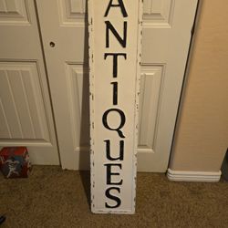 Antiques Sign