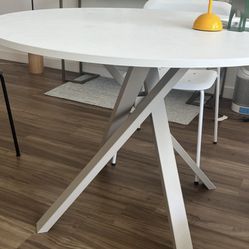 Ikea white dining table