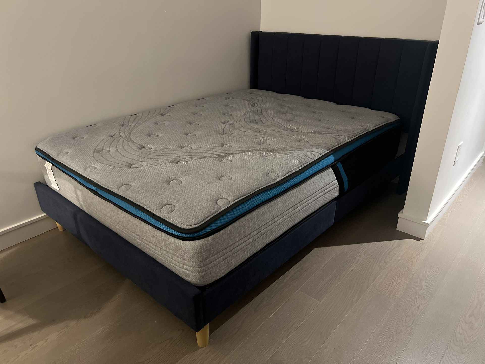 Wayfair Full Mattress and Bed Frame (like new)