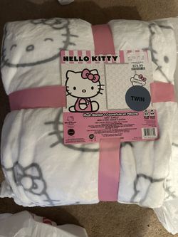 Twin Hello Kitty Blanket