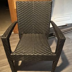 Outdoor Plastic Wicker Chair