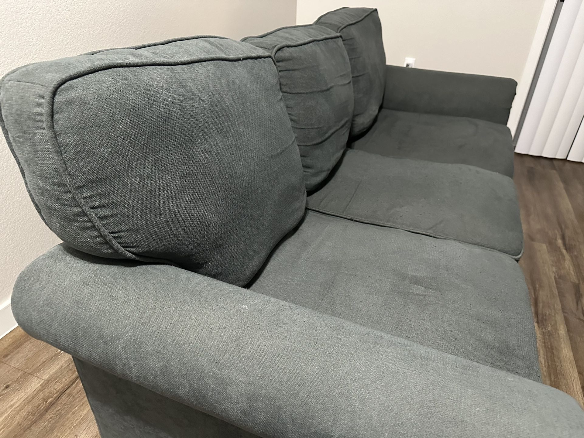 Couch Sofa upholstery Color: Dark Grey
