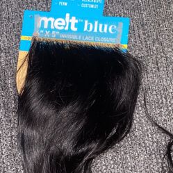 Melt Blue (Invisible Lace Closure)