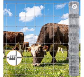 Galvanized Steel Wire Farm Fence Roll