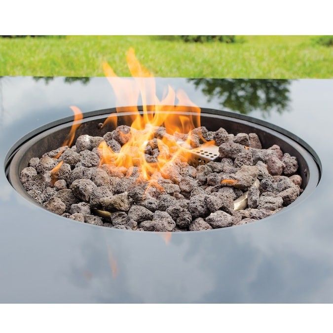 48-in W 50000-BTU Steel Propane Gas Fire Pit Table - NIB