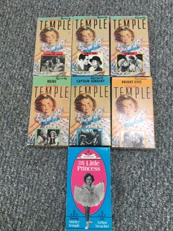 VHS tapes Shirley temple