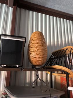 Wicker lamp