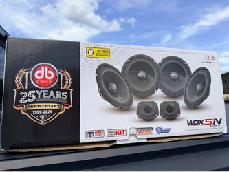 4-6” 2- tweeters