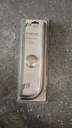 12" raincan shower arm,chrome