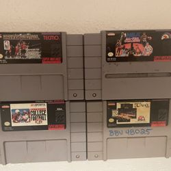 Super Nintendo Sports Games Bundle 