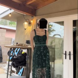 Windsor Green Forest Core Prom Dress