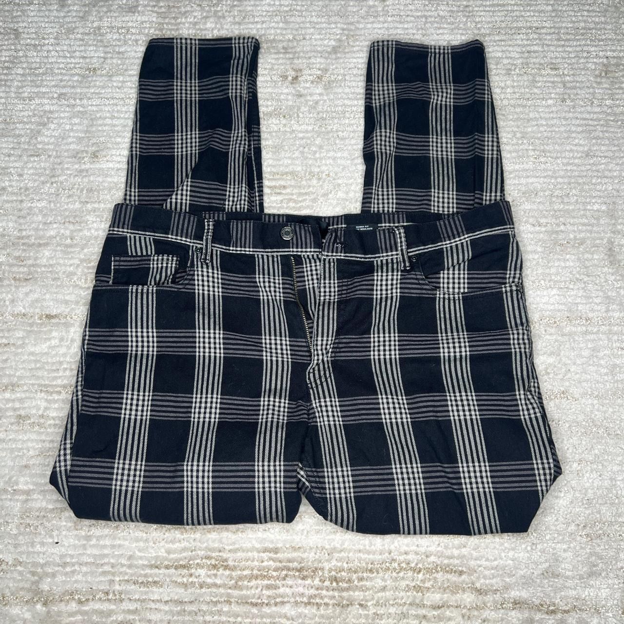 Black and white H&M skinny fit dress pants size 36 