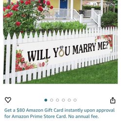 Will You Marry Me Banner New 