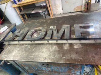 Stein steel home sign