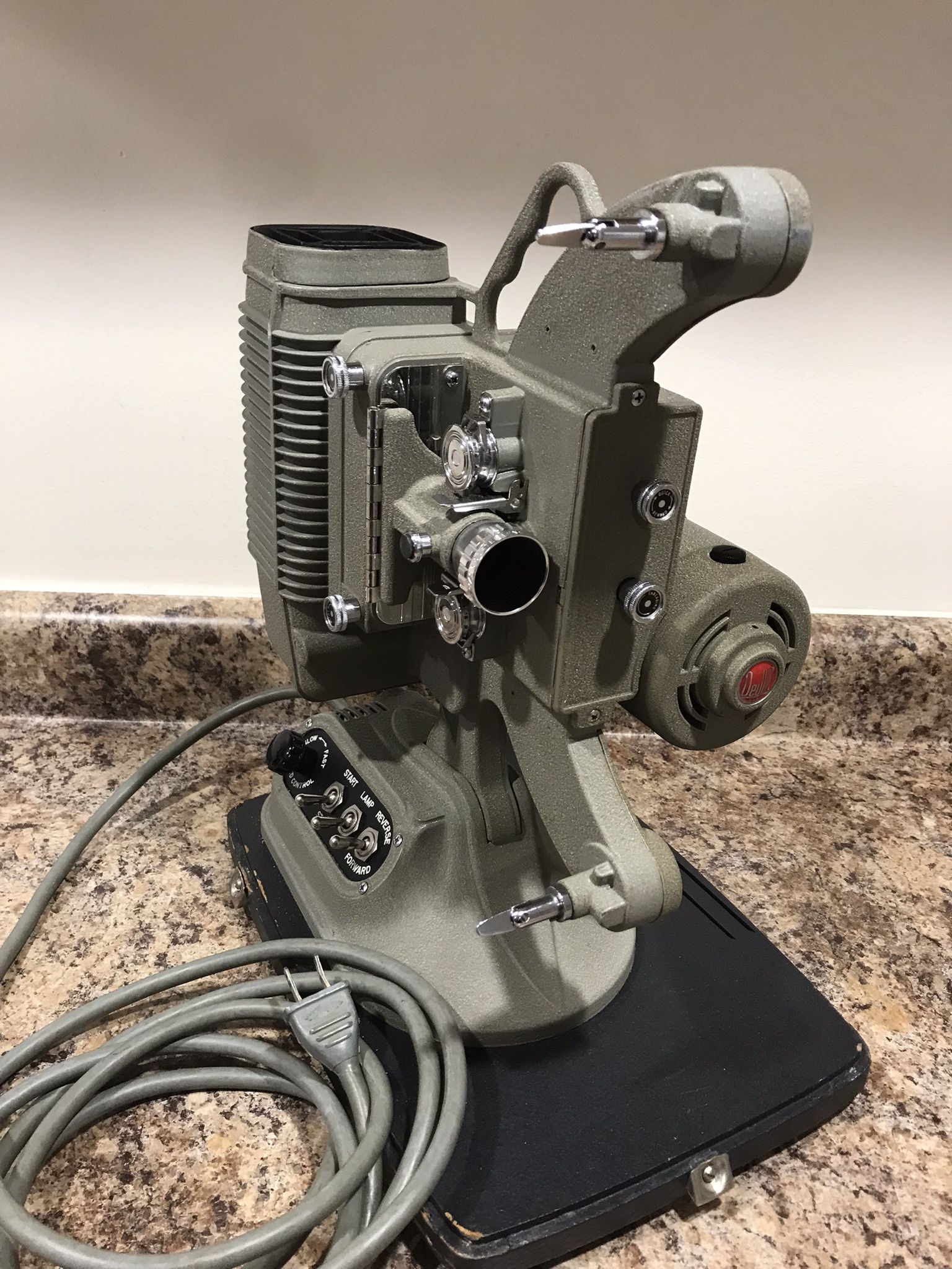 Vintage Dejur MW 750, 8 mm Movie Projector - In Original Box w/ Cover