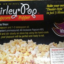 Whirley Pop 3 Minute Popcorn Popper 
