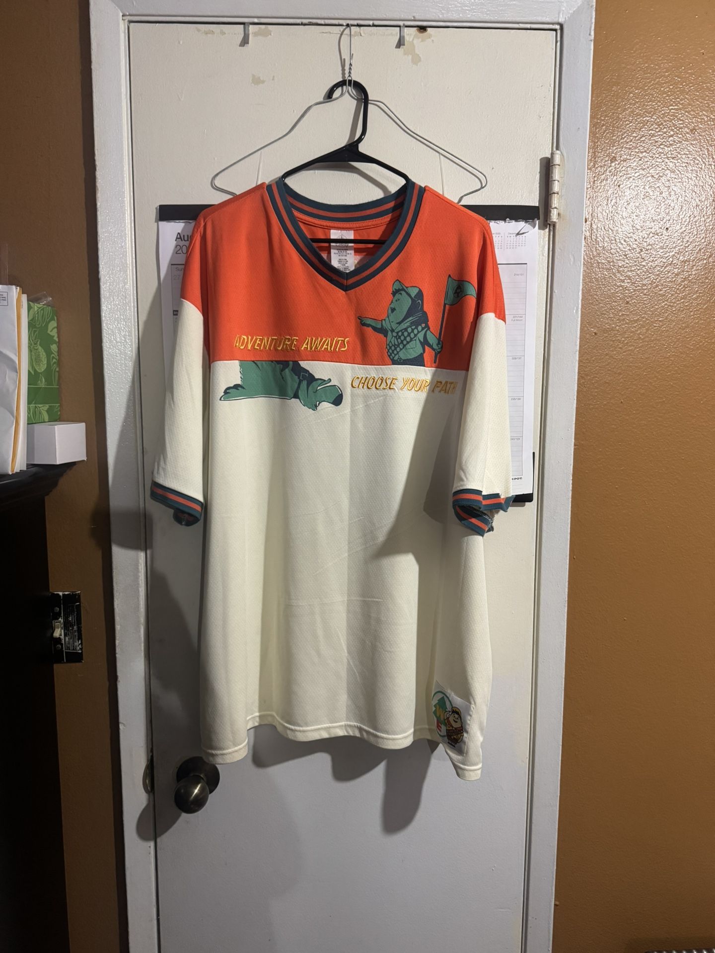 Disney Pixar, “Up Russell & Doug “Wilderness Explores”, Baseball Jersey, Size XXL, Both Used Twice. Great Condition, 2 Available