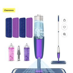 Spray Mop w/ Bottle & Pads
